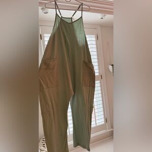 Amazon Khaki Green Jumpsuit with Pockets